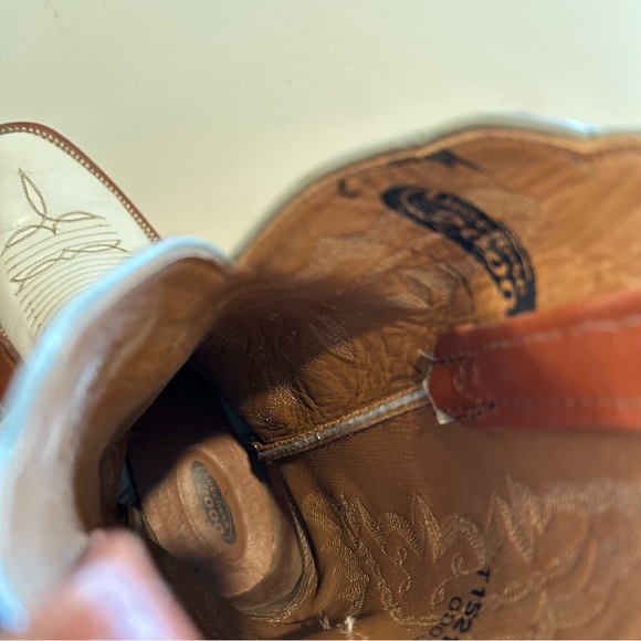 Lucchese 2000 Series Women’s 6B Western Boots T1521KD Parched Wheat Goat 2003 - Picture 16 of 16